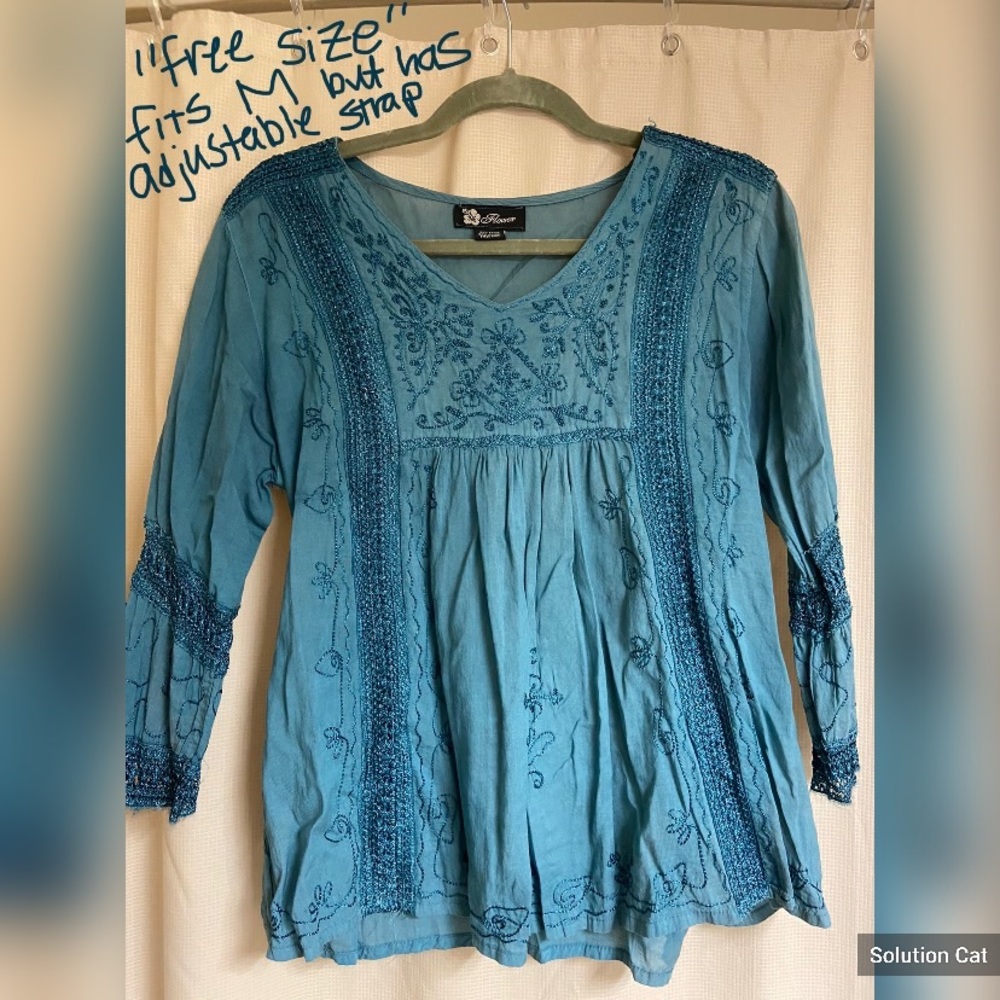 Flowy Boho Detail Shirt